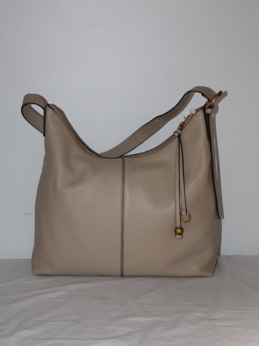 NWT Rag & Bone Williamsburg Hobo Shoulder Bag Oat Leather - Picture 3 of 13